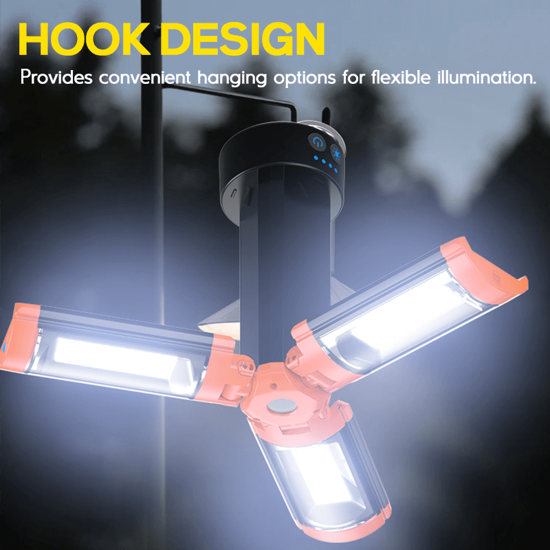 3-Panel Adjustable Work Light – Powerful & Versatile 💡💪